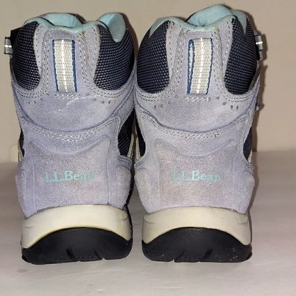 L.L. Bean High Top Snow Hiking Sneakers 3 Hook And Loop Sz 7.5